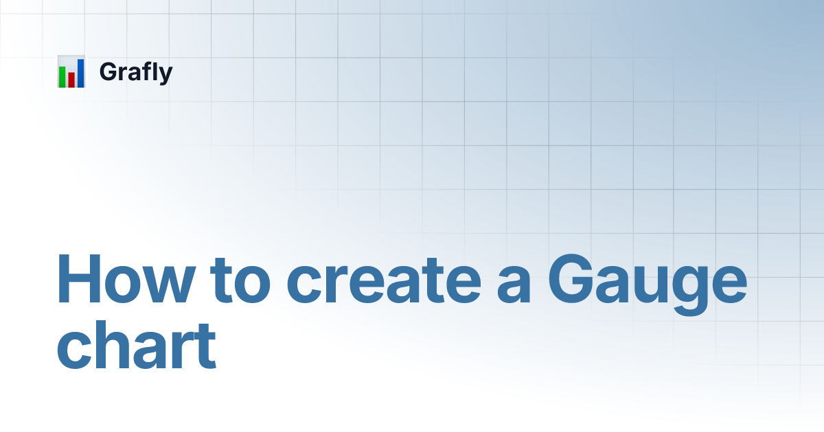 How to create a Gauge chart | Grafly